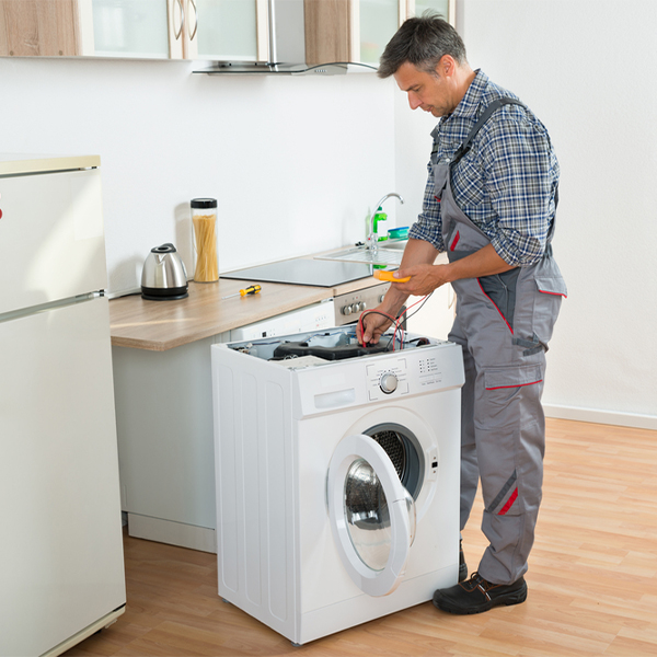 can you walk me through the steps of troubleshooting my washer issue in Orange Lake